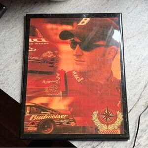 Budweiser Racing Collage with Red and Black